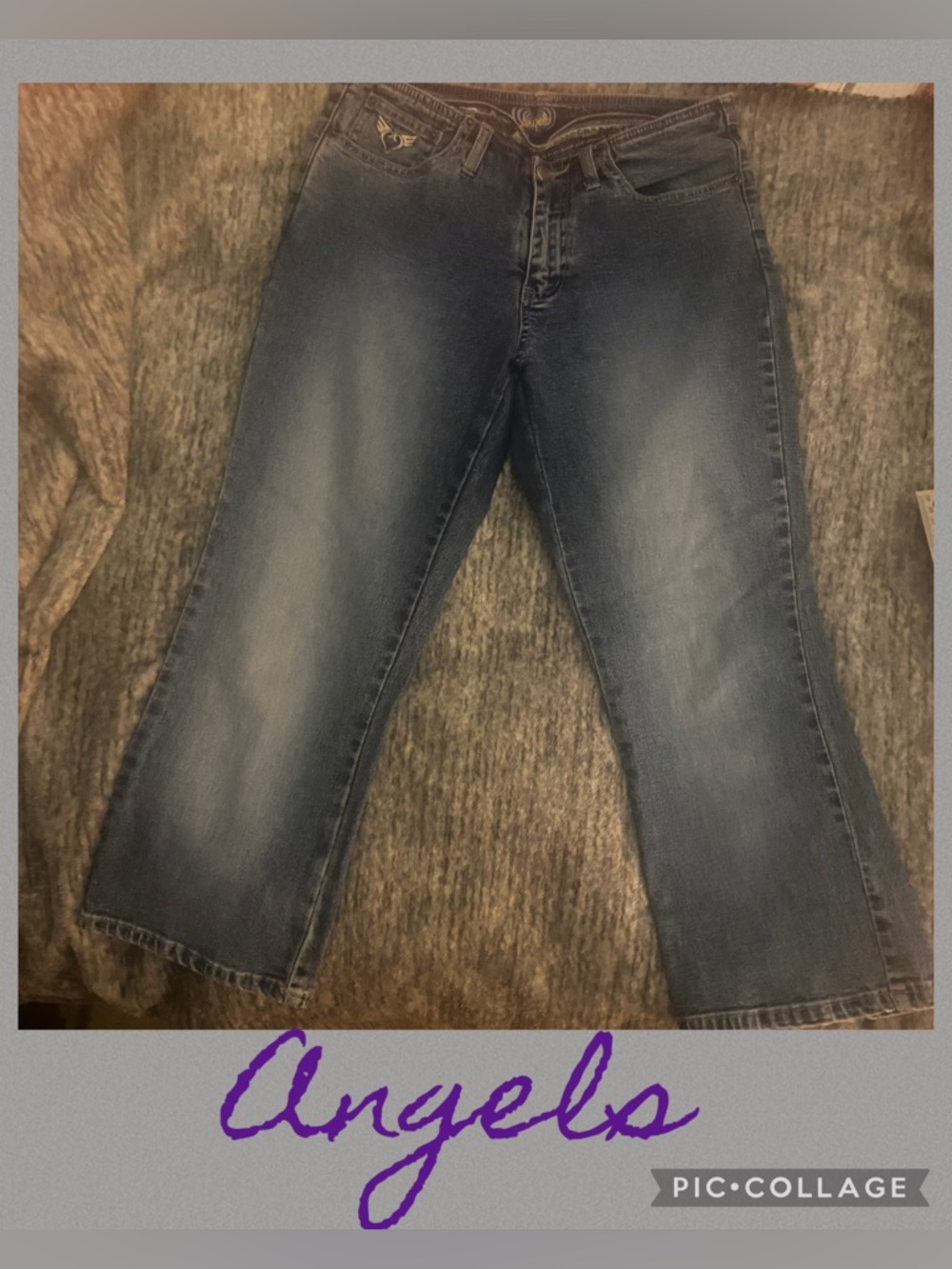 Angels Vintage Y2k crop jeans  (2000s) size 7
